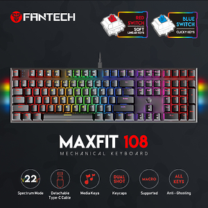 Клавиатура USB Fantech MAXFIT 108 MK855 Механическая
